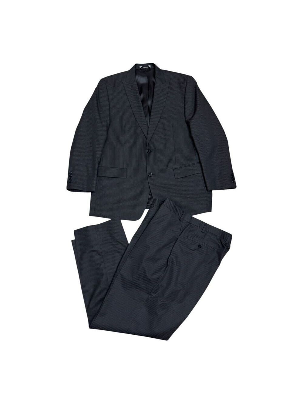 MICHAEL KORS Pinstripe 2-Piece Luxury Designer SUIT Blazer & Pants Men 44R Large